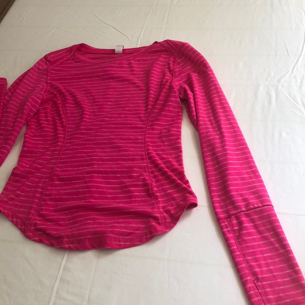 Winter exercise shirt